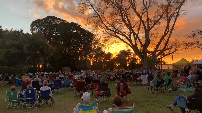 Listen to the soulful sounds of Motown along the Caloosahatchee River with the Collaboration Band 