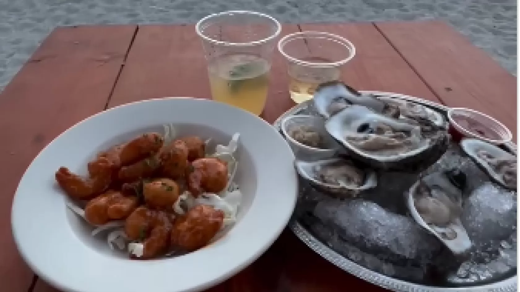 oysters and shrimp captiva